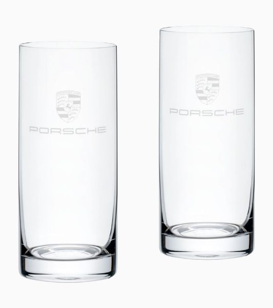 Picture of Set Of 2 Highball Glasses With Crest Essential
